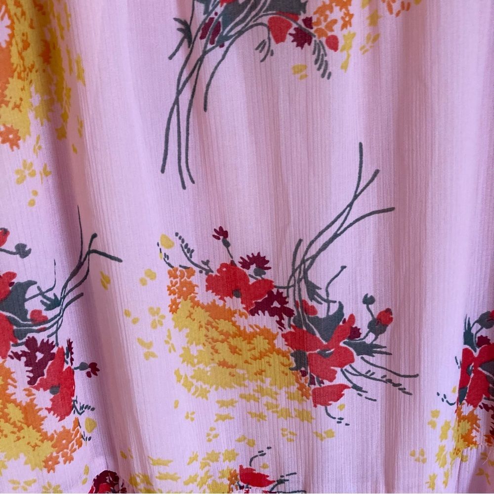 J. Crew Mercantile Women’s floral boho prairie maxi pink dress size 4 - NWOT! - Picture 8 of 12